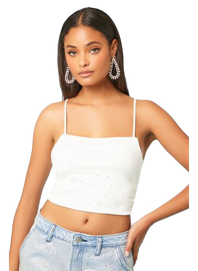 FOREVER 21 Rhinestone Cropped Cami - Image 2