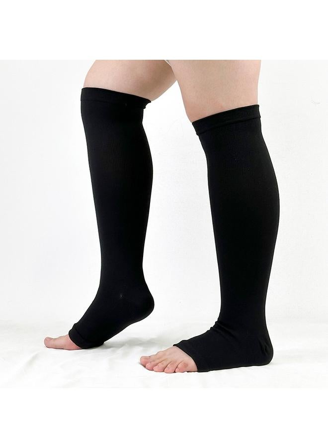 Bluejw Dedicated To Open Toe Pressure Sports Socks Multifunctional Calf Socks Fitness Elastic Socks Foot Anti-slip Stockings  - Image 1