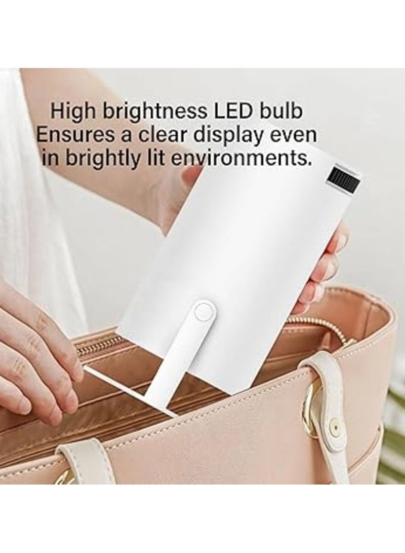 Mini Projector 4K 1080P Support Portable Projector WiFi6 BT 5.0 Android 12 Smart Projector Auto Horizontal Correction 180°Rotatable Outdoor Movie Projector Compatible with Phone  - Image 4