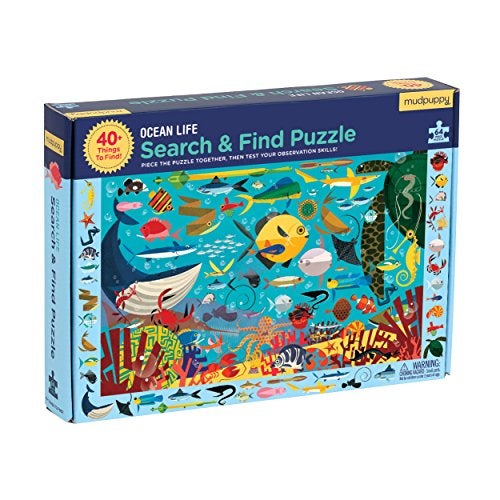 Mudpuppy Ocean Life Search Find Puzzle - Image 1