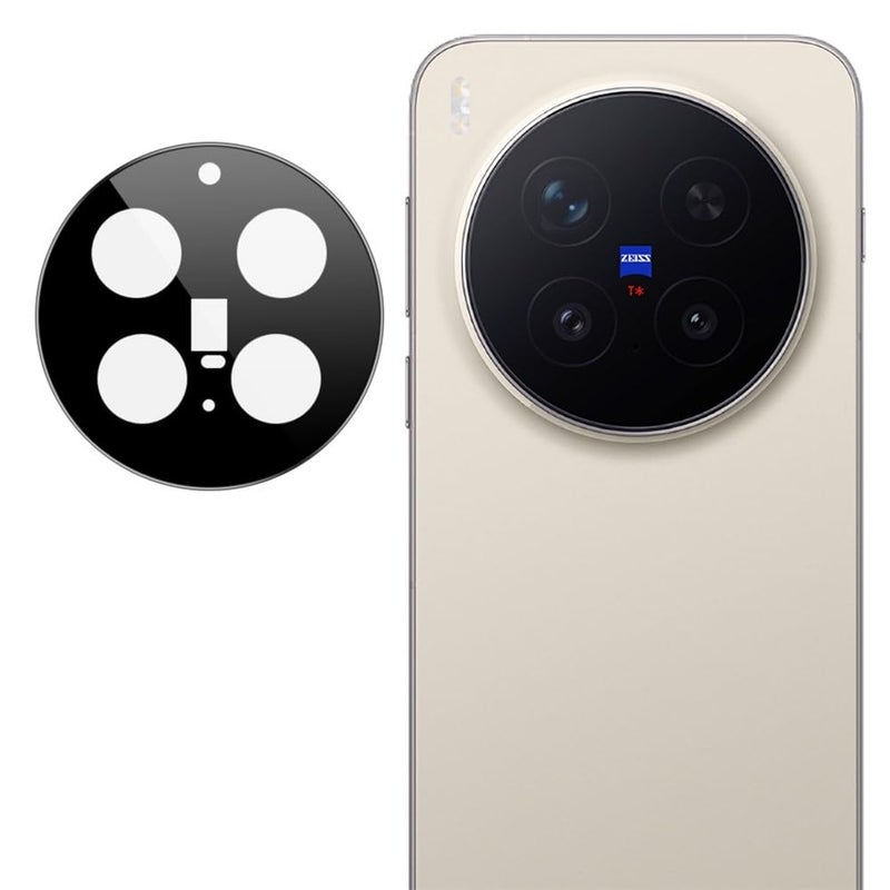 FabeKee Compatible With For vivo X300 Pro 5G Full Coverage Camera Lens Protector Tempered Glass HD Clear Lens Film - Image 1