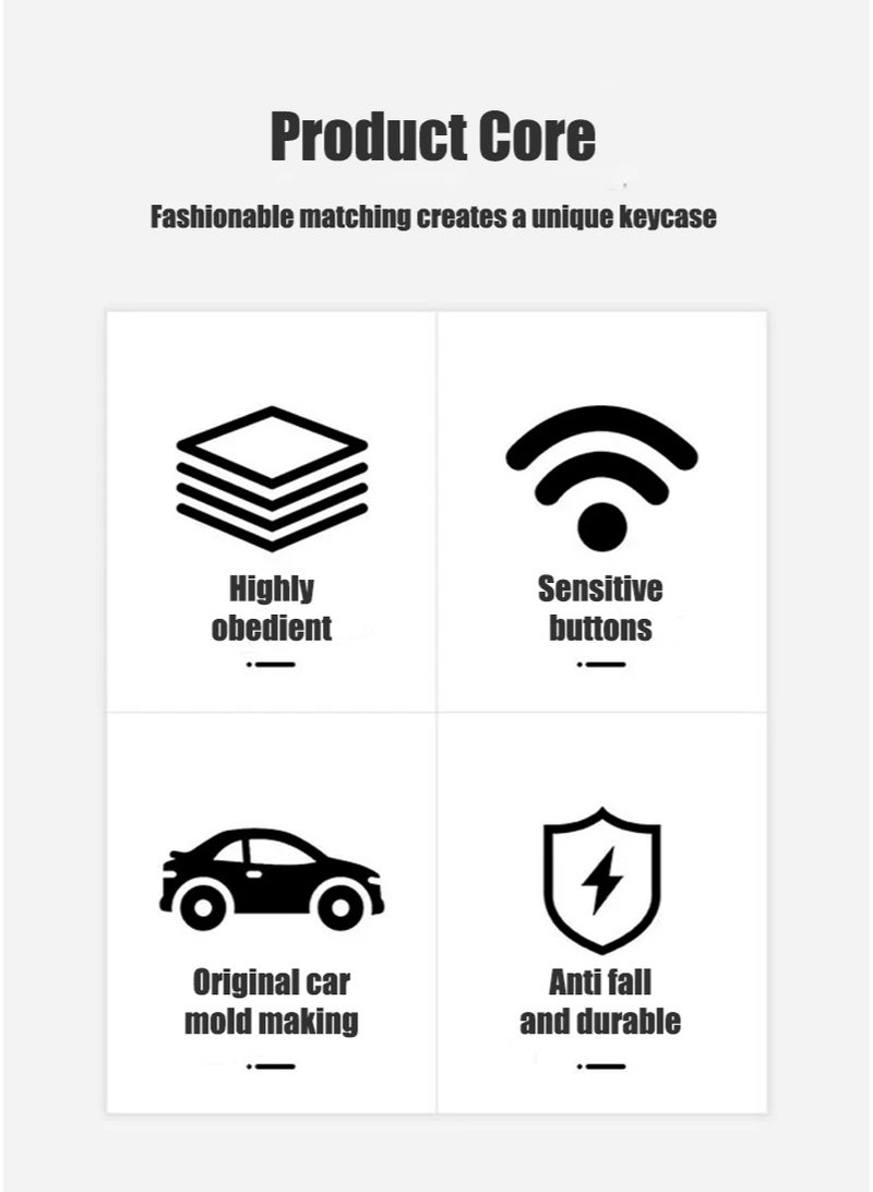 BMW Car key protector, suitable for new BMW car keys, perfectly wrapped car keys, fall-resistant, high-end, fashionable. - Image 5