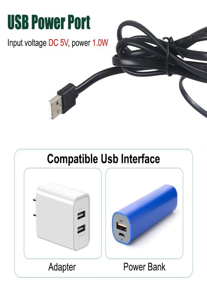 MiOYOOW Submersible Lights, USB Waterproof Aquarium Light with Fixed Suction Cups for Aquarium Decoration - Image 5