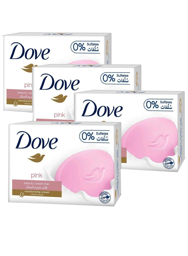 Dove Beauty bar pink soap 4 pieces 125 grams