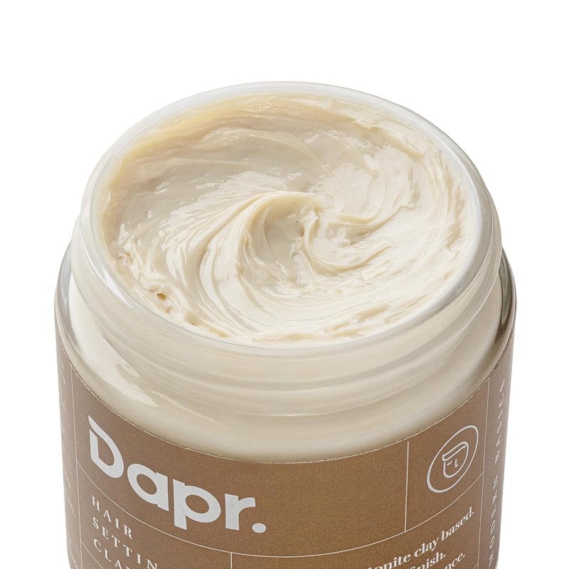 Dapr Hair Setting Clay 100 grams for Sculpted Hair Medium Hold Matte Finish Adds Texture - Image 5