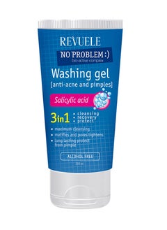No Problem Facial Wash Gel  With Salicylic Acid Targets Spot And Pimples