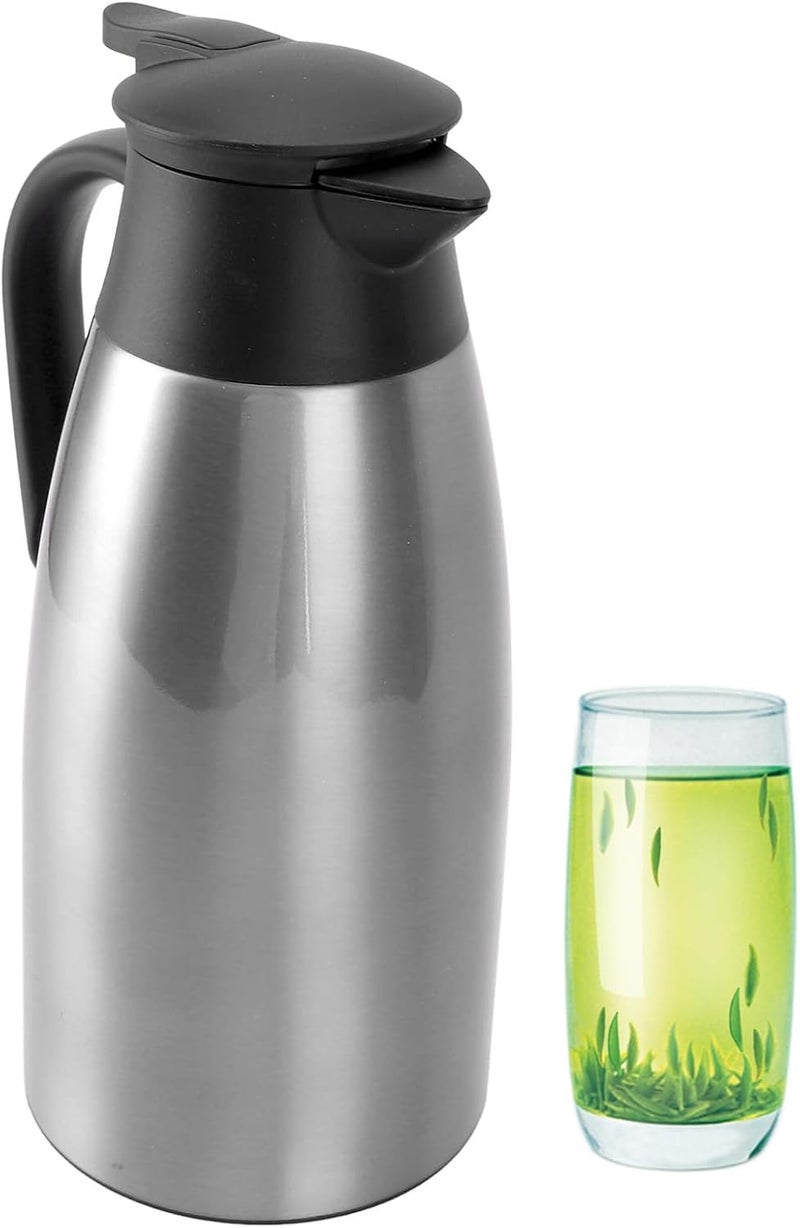 Solid anti-deform Insulated Stainless Steel Coffee Carafe Double Wall 2L Leak Proof Vacuum Dispenser Hotel Batch uniform stable quality Dust tight seal Modern color selections Upgraded simple practical design Demand-based stock planning New residential zone delivery Multi-style matching design Global versatile design Durability boosted processed material Global simple assemble options Natural tone color options Periodic stock arrangement Multi-category warehouse equip Temp fluctuation resistant crafted quality All storage space compatible Remote area delivery Slow wear optimized quality Custom sizing alternatives All climate suitability Systematic nationwide ship KSA local stock Moisture wear upgraded quality Long lifespan Classic modern blend design - Image 4