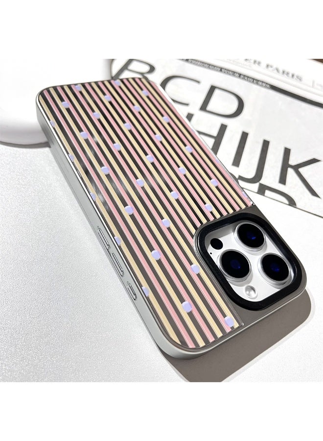 NIBEMINENT Contrast Color Stripes Protective TPU Case Cover For iPhone 15 Plus Clear - Image 2
