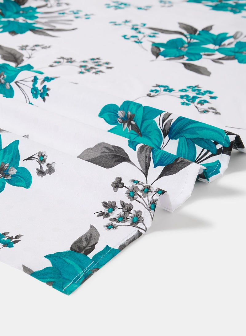 RISHAHOME 2-Piece Premium Collection Printed 180 TC Single Size Cotton Bedsheet Set Includes 1xBedsheet 240x147cm, 1xPillow Case 51x76 cm - Image 4