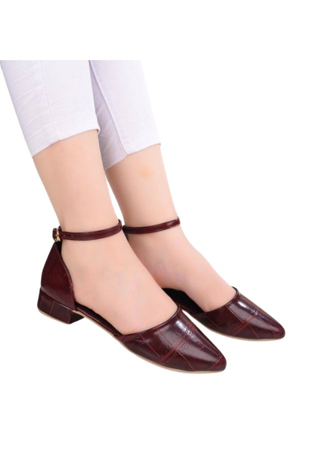 صندل بكعب 2 سم مناسب للملابس الرسمية وجميع المناسبات، وملابس السهرة - Image 1