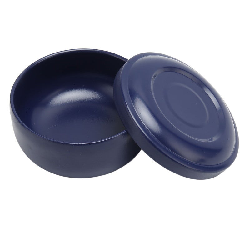 Shaving Bowl Large Capacity Iron Wide Mouth Design - Easy To Lather Mug Ergonomic Non Slip Shaving Soap Bowl for Home Professional Barber Use - Image 2
