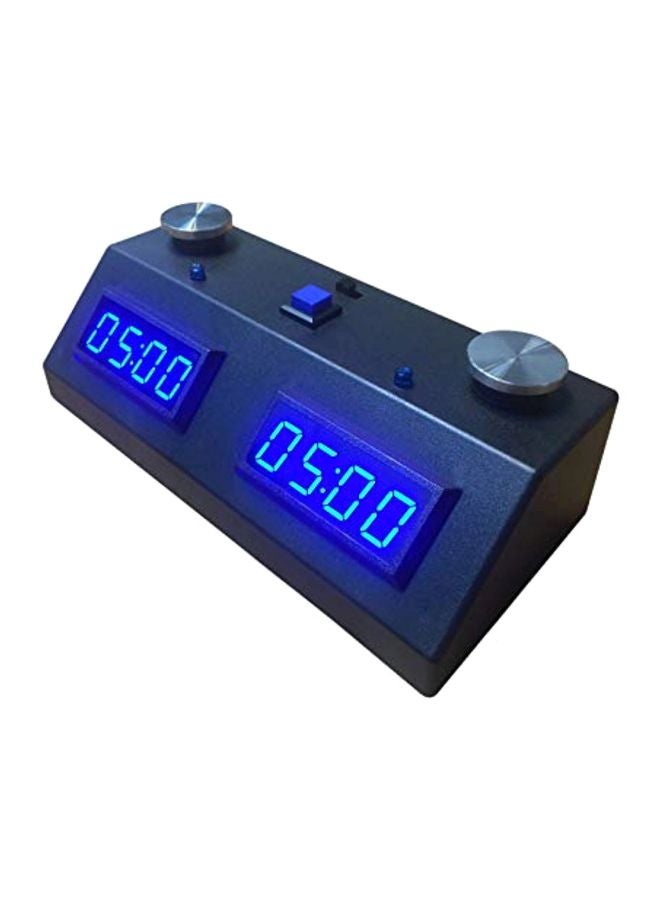 II Digital Chess Clock - Black/Blue
