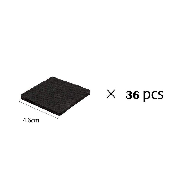 36 pcs Adhesive Rubber Furniture Feet Floor Protector Pads Anti-Skid Scratch D I Y Resistant Mats Table Legs Stools Chairs Protection - Image 2