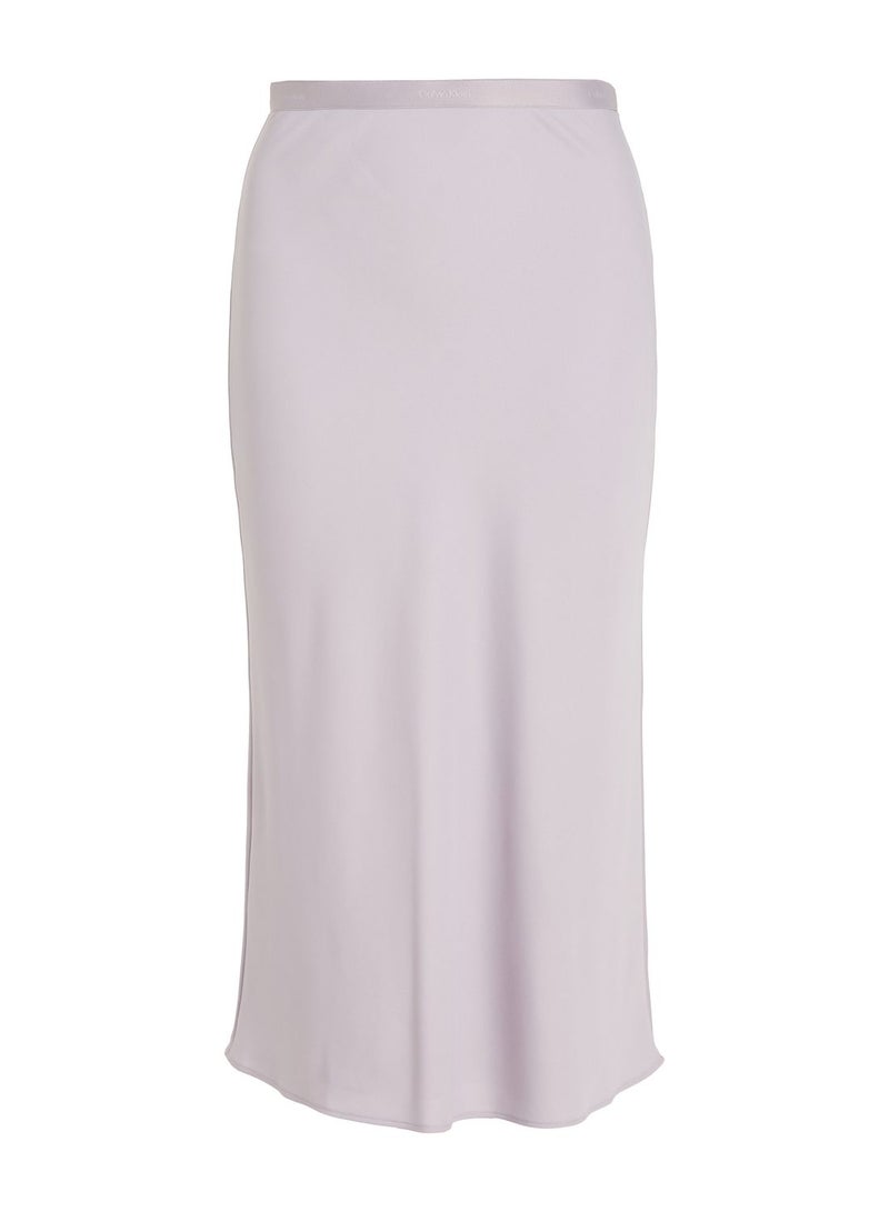 CALVIN KLEIN High Waist Midi Skirt - Image 4