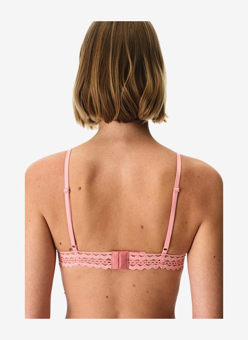 Penti Women Triangle Mesh Rose Wireless Bra - Image 3