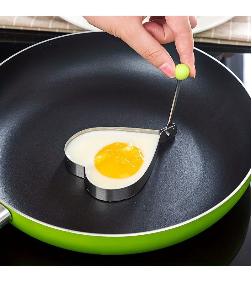 Stainless Steel Fried Egg Mold Ring Non Stick Kitchen Gadget 1pc - Image 5
