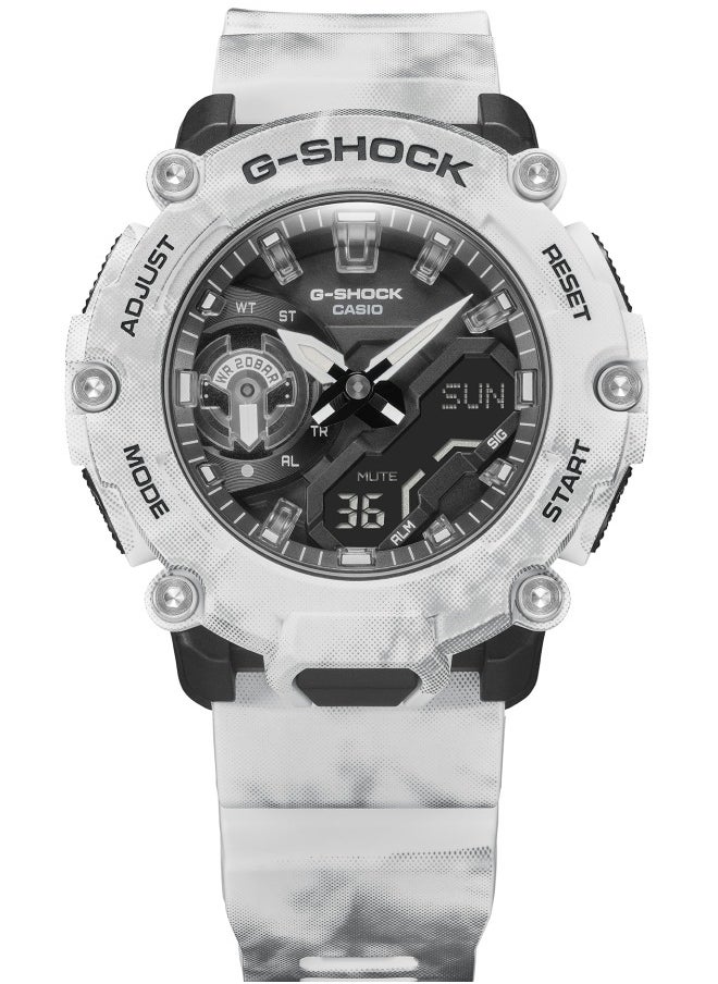 CASIO - G-SHOCK LCD Pointer Dual Display Mens Watch GA-2200GC-7A - Image 1