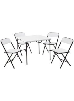 Cady One A multi-use table and chairs set of 5, suitable for indoor and outdoor use  - Image 2