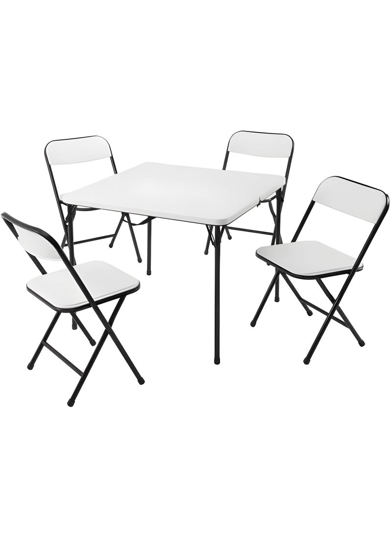 Cady One A multi-use table and chairs set of 5, suitable for indoor and outdoor use  - Image 1