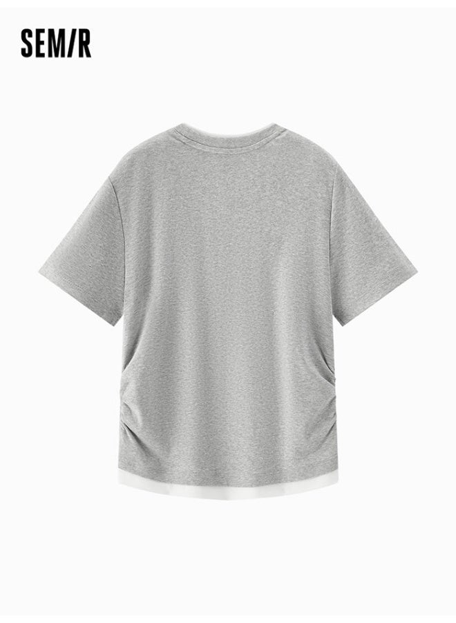 سيمير تيشيرت بطبقة متباينة للنساء - Image 2