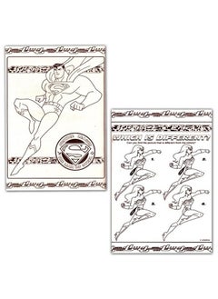Bendon Publishing Dc Comics® Justice League Coloring And Activity Book Bundle With 2 Books Featuring Batman Superman Wonder Woman Green Lantern The Flash Aquaman And Cyborg  - Image 4