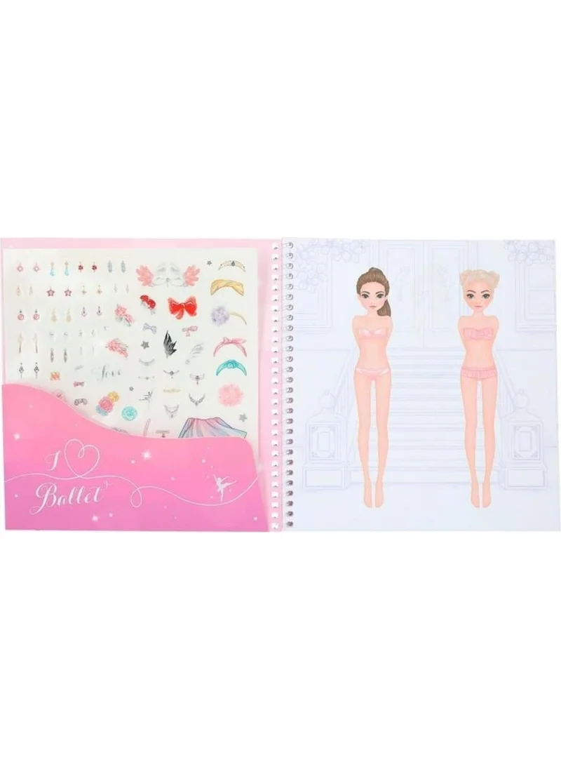 Top Model Topmodel Dress Me Up Sticker Album Ballet