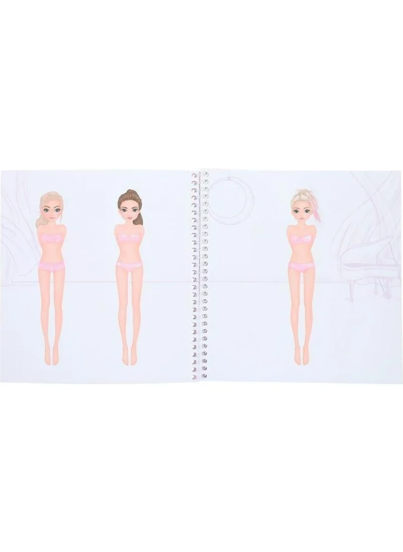 Top Model Topmodel Dress Me Up Sticker Album Ballet