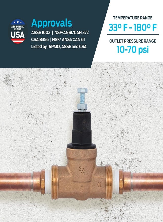 Cash Acme صمام تنظيم الضغط Cash Acme EB45، ملولب 3/4 بوصة NPT، غطاء بولي، 60 رطل لكل بوصة مربعة، PVA16P-DTH-60 - Image 4