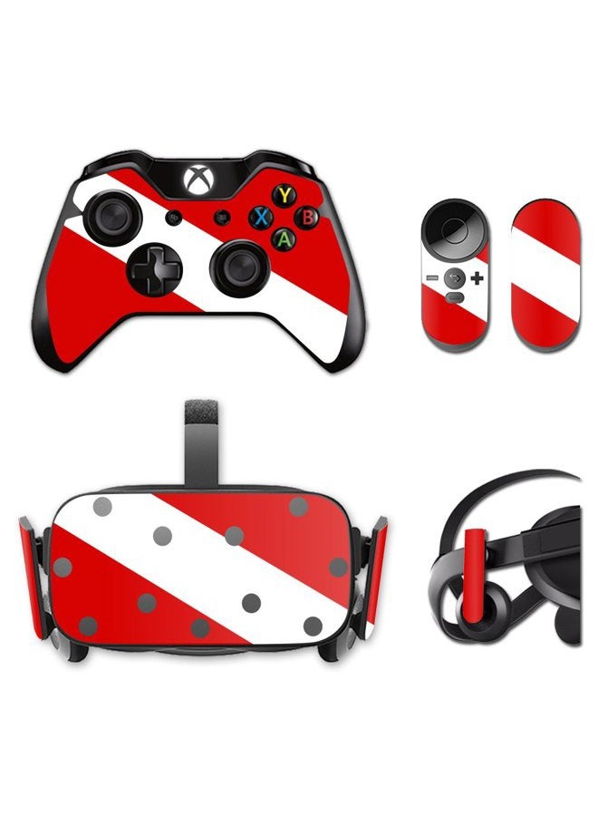 MIGHTY SKINS MightySkins Skin Compatible with Oculus Rift CV1 wrap Cover Sticker Skins Scuba Flag - Image 1