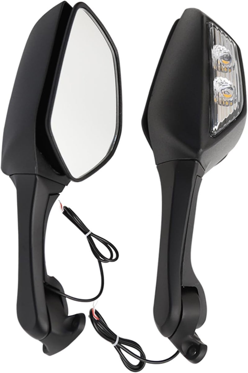 0TO6 Motorcycle Rearview Mirrors with Built-In Turn Signals Fit for ZX-10R 2021-2023 - Image 1