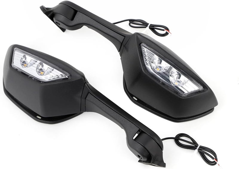 0TO6 Motorcycle Rearview Mirrors with Built-In Turn Signals Fit for ZX-10R 2021-2023 - Image 2