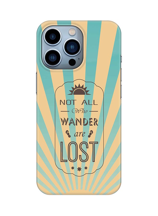 Case for Apple iPhone 14 Pro Slim Snap Classic Series Mobile Cover Hard PC Shield Matte Finish Print - Wanderers