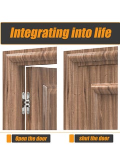 Y&D Concealed Door Hinge, 180-degree M60x13 Folding Screen Hinge zinc Alloy Stainless Steel Cross (2 Pieces)  - Image 4