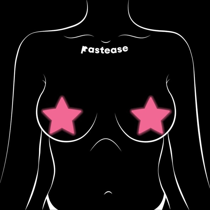 PASTEASE Store Glow in the Dark Pasties - Nipple Covers for Festivals, Parties, Raves, & Lingerie | Waterproof | Made in USA - Image 4