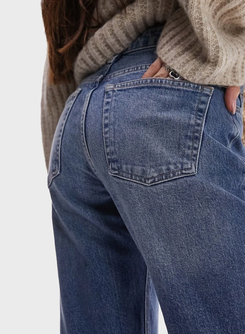 TOPSHOP Straight Fit Jeans