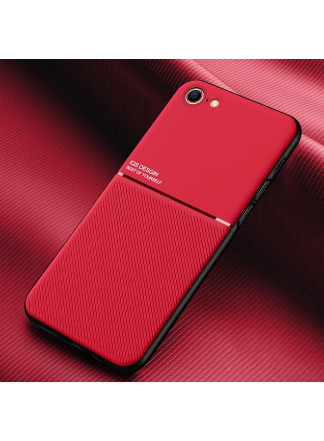 S-TOP Case For iPhone SE 2022 / SE 2020 / 8 / 7 Classic Tilt Strip Grain Magnetic Shockproof PC + TPU Case - Image 1