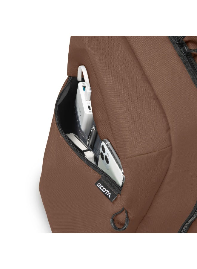 DICOTA BACKPACK COMMUTER 13-16 BROWN - Image 5