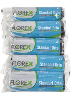 Florex Floppy Drawstring Medium Garbage Bag 55 x 60 cm 24 Packs 