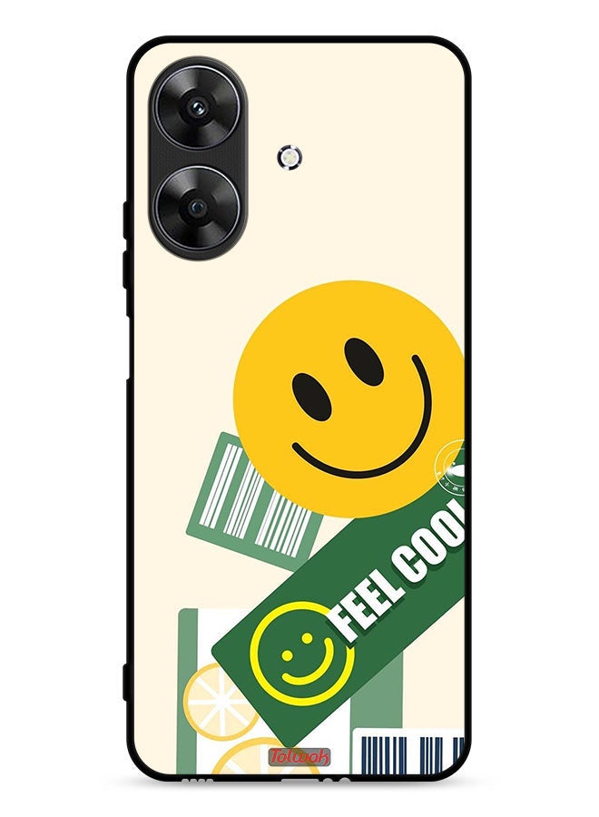 Tolwak Realme Note 60 4G Protective Case Cover Feel Cool Sticker - Image 1