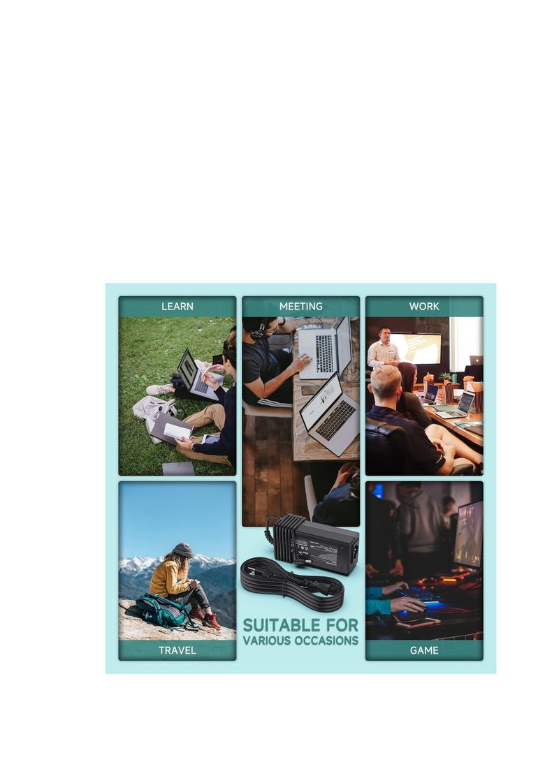 Terabyte 20V 65W/45W Laptop Charger for Lenovo, Replacement AC Adapter Ideapad, 3 5 320 310 320S 330 330S 110 110S 120S, Ideapad Flex 4 5 6 ADl45WCD 330S-15Ikb Yoga 520 530 Power Supply Cord【4.0 * 1.7mm】 - Image 4