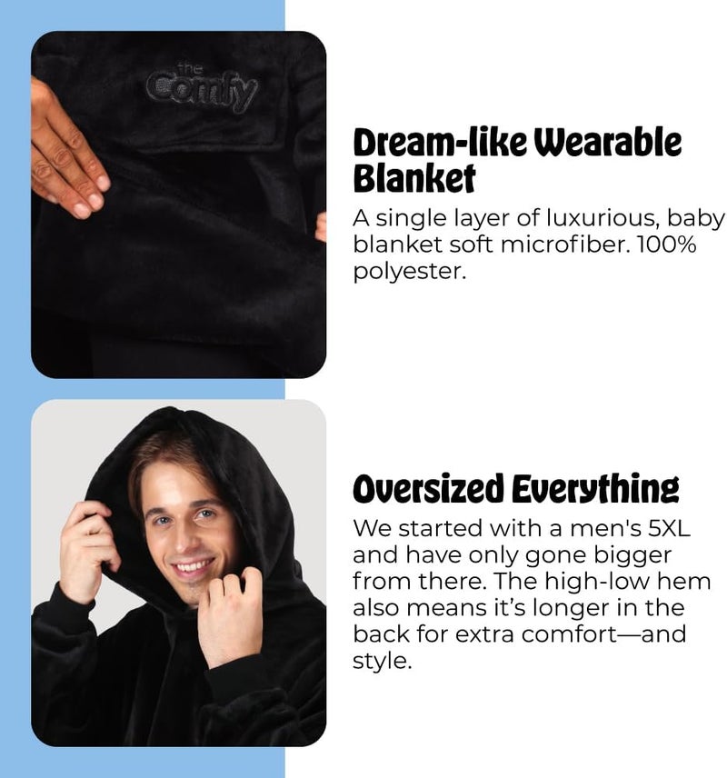 THECOMFY Dream | Oversized Light Microfiber Wearable Blanket, Seen on Shark Tank, One Size Fits All - Image 4