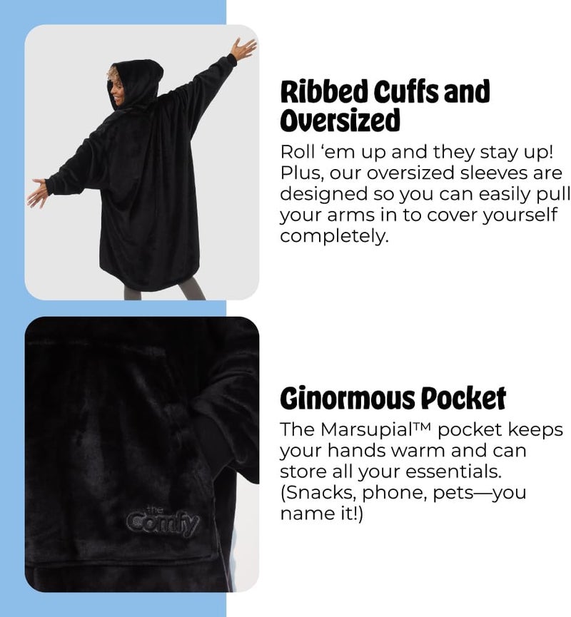 THECOMFY Dream | Oversized Light Microfiber Wearable Blanket, Seen on Shark Tank, One Size Fits All - Image 5