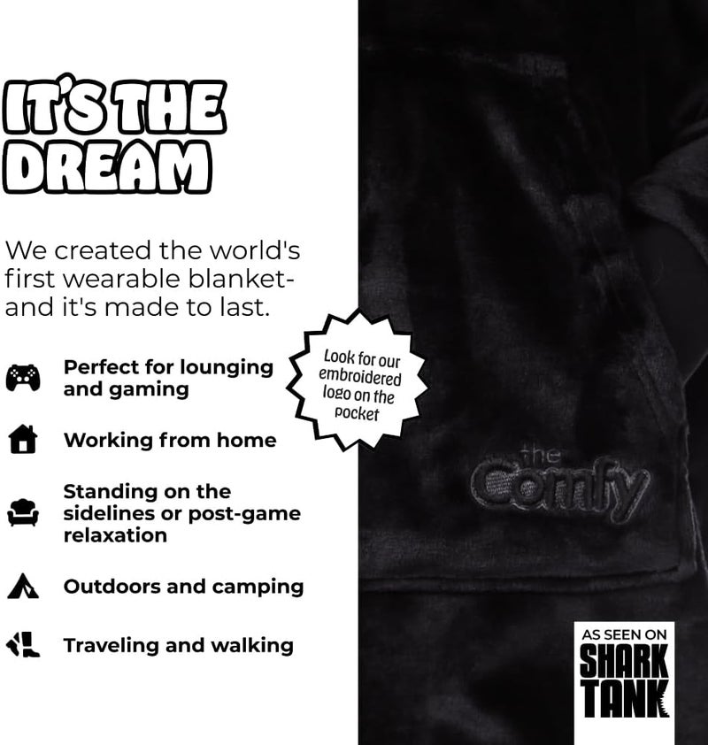 THECOMFY Dream | Oversized Light Microfiber Wearable Blanket, Seen on Shark Tank, One Size Fits All - Image 2