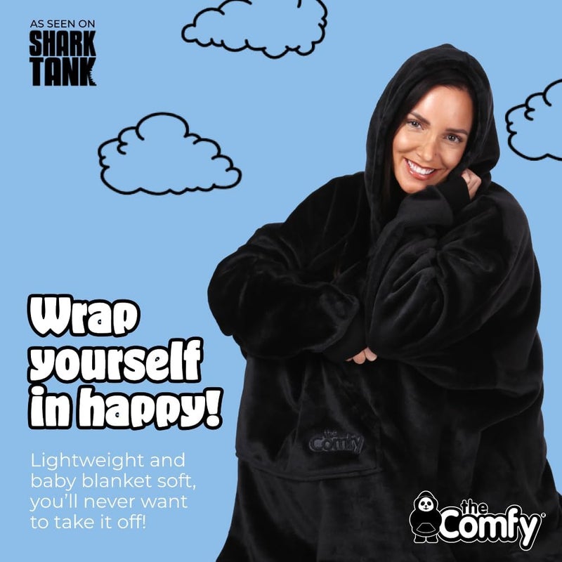 THECOMFY Dream | Oversized Light Microfiber Wearable Blanket, Seen on Shark Tank, One Size Fits All - Image 3