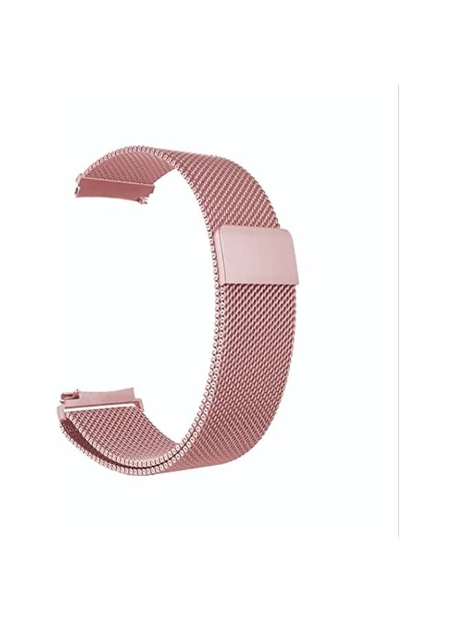 Generic - Band For Samsung Galaxy Watch4 44mm Milanese Watch Band Rose Pink - Image 1