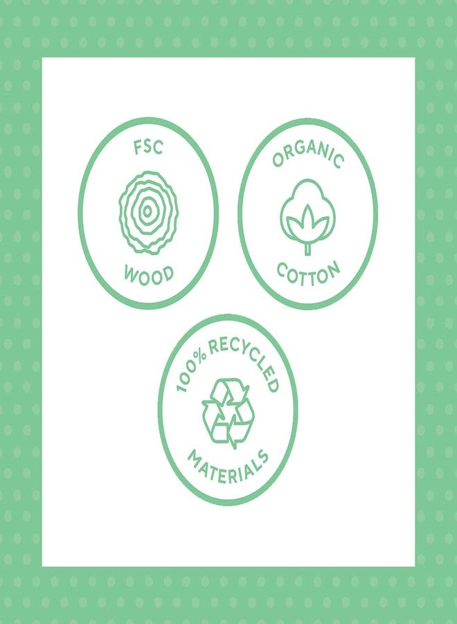 Petit Collage Baby Teether, Elephant - Baby Teething Toy Made with Organic Cotton and Beechwood - Thoughtfully Designed Wooden Toy Made with Safe Materials - Great Baby Shower Gift Idea - Image 2