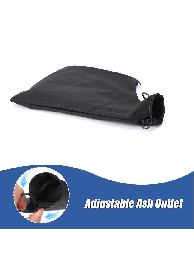 Miter Saw Dust Bag, 2 Pack Table Saw Dust Collect Bag, with Zipper and Wired Adjustable Stand Dust Bag for Belt Sander Parts Diagonal Saw Miter Saw Accessories  - Image 3