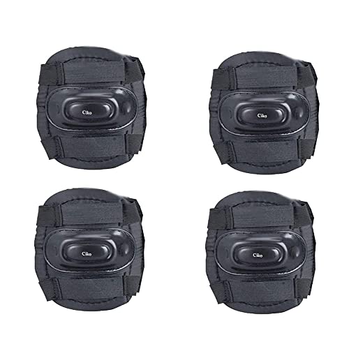 Ciko Kids Sports Protective Gear Set from Beginner to Advanced for 3-5-8-14 Years Boys Girls with Knee and Elbow Pads Wrist Guards Set for Skateboarding, Cycling & Roller Skating Scooter - Image 2