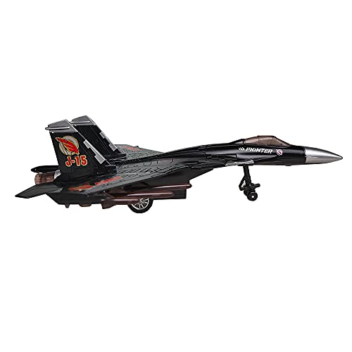 HSOMiD Army Air Force Fighter Jet Toy Military Airplane - Fun Lights and Sounds, Bump and Go Action Pretend Play Kids Aircraft Bomber Plane -Great Christams Gift For Boys - Image 4