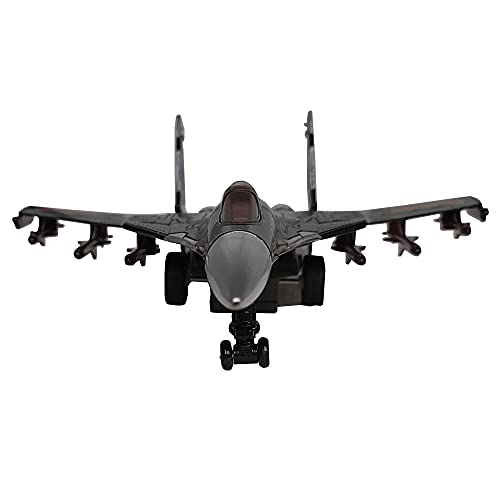 HSOMiD Army Air Force Fighter Jet Toy Military Airplane - Fun Lights and Sounds, Bump and Go Action Pretend Play Kids Aircraft Bomber Plane -Great Christams Gift For Boys - Image 3